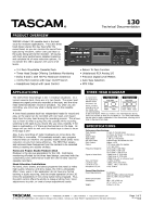 Tascam 130 - Brochure-1